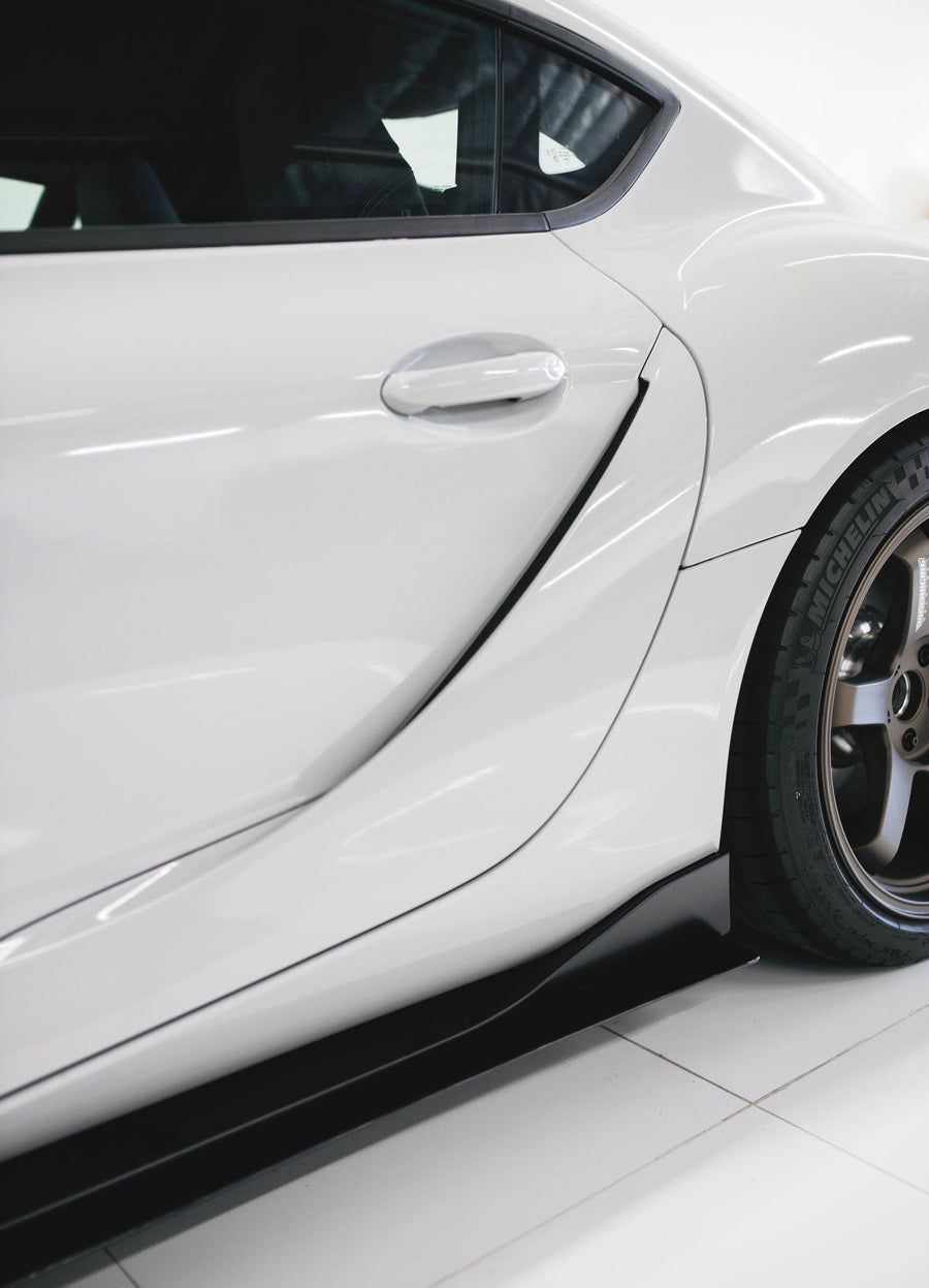 2020 - 2022 Toyota Supra A90 Side Skirt Extensions V1