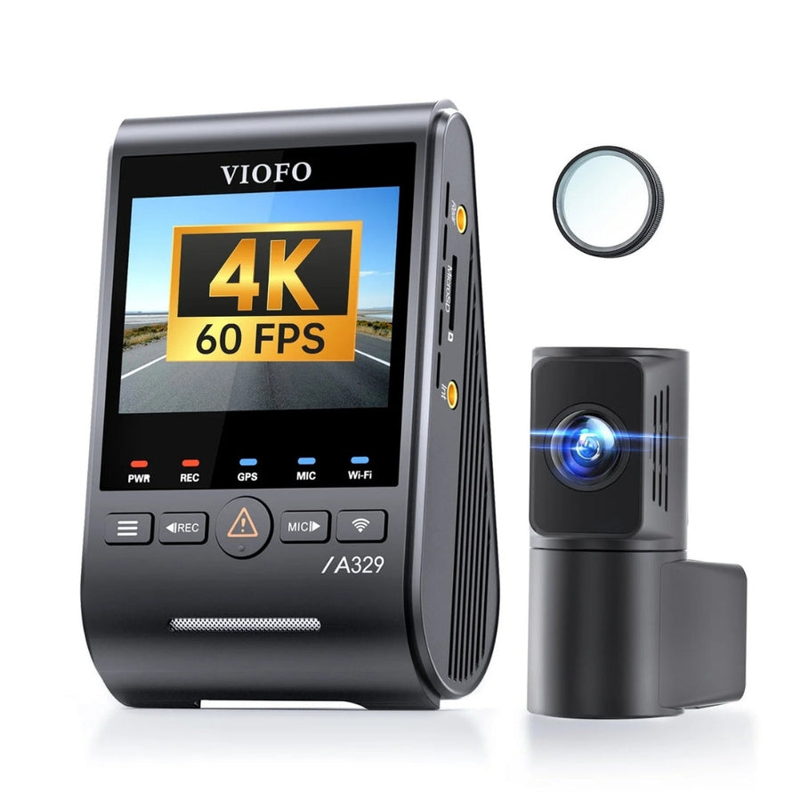 VIOFO A329S 2CH 4K UHD 60FPS Front + 2K Rear Sony STARVIS 2 Dash Cam by BlackboxMyCar