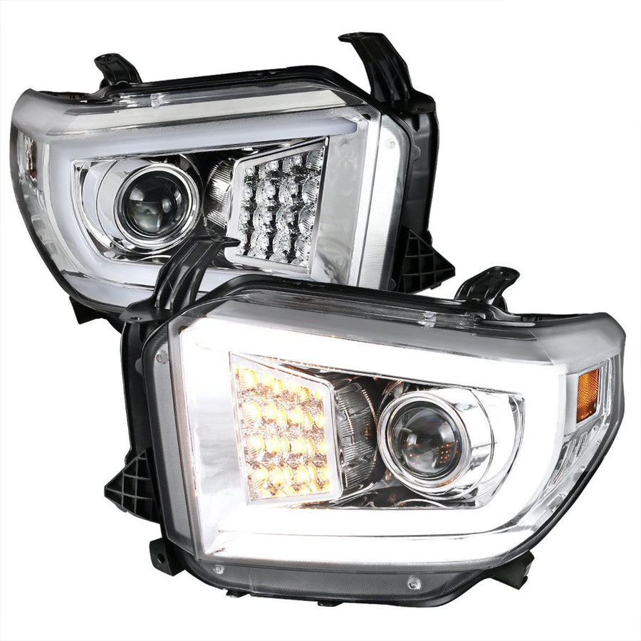 Spec-D 14-21 Tundra LED Signals Headlights Chrome