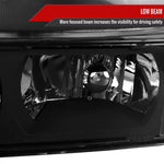 Spec-D 02-06 Avalanche 1500 2500 Headlights Bumper Lights Black