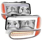 Spec-D 99-06 GMC Sierra Denali Yukon/XL SEQ Bumper Lights Headlights