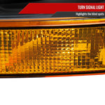 Spec-D 03-23 Express Savana Headlights OEM Style Amber Bumper