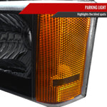 Spec-D 02-06 Avalanche 03-07 Silverado Headlights Bumper Lights
