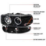 Spec-D 01-06 GMC Yukon/XL Denali/02-06 GMC Sierra Bumper Lights Black