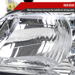 Spec-D 00-01 Camry Headlights OEM Style Amber Reflectors Chrome