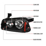 Spec-D 06-10 Dodge Charger Headlights OEM Style w/ Corner Lights Black