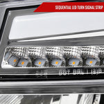 Spec-D 04-12 Colorado/Canyon Headlights LED Bar SEQ Chrome/Clear