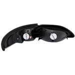 Spec-D 94-98 Ford Mustang Headlights Chrome Amber Reflectors