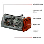 Spec-D 01-11 Ranger Bar OE Style/Amber Corner Lamp /Smoked Headlights
