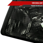 Spec-D 01-11 Ranger Headlights OEM Style Amber Corner Lights /Smoked