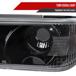 Spec-D 04-12 Colorado GMC Canyon Halo Headlights/Corner Lights Black