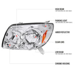 Spec-D 03-05 Toyota 4Runner Headlights Dual Halo Projector Chrome.