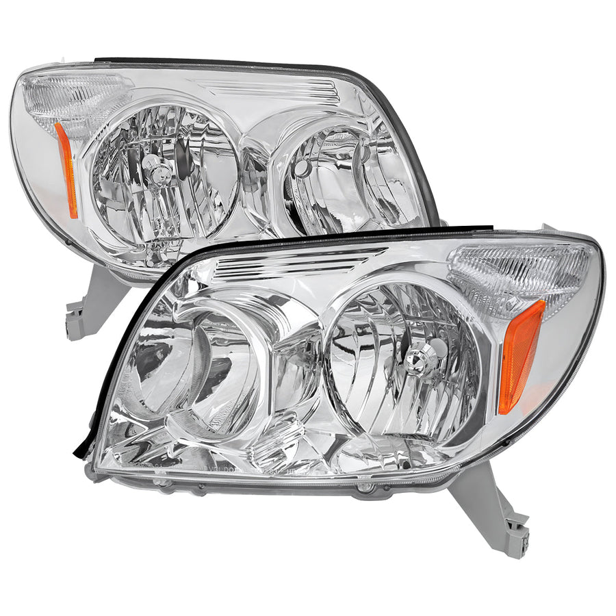 Spec-D 03-05 Toyota 4Runner Headlights Dual Halo Projector Chrome.