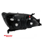 Spec-D 03-07 Honda Accord Headlights Black Amber Reflectorss