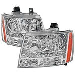 Spec-D 07-14 Chevy Avalanche/Tahoe/Suburban Headlights OE Style Chrome
