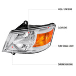Spec-D 08-10 Dodge Caravan Driver Headlight OEM Chrome Replacement