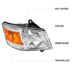 Spec-D 08-10 Dodge Caravan Passenger Headlight OEM Chrome Replacement