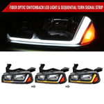 Spec-D 06-10 Dodge Charger Headlights Sequetial OEM Style Black
