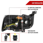 Spec-D 06-10 Dodge Charger SEQ LED Headlights OEM Style Black/Smoked