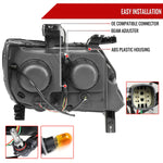 Spec-D 15-22 Chevy Colorado Headlights OEM Style Black/Smoked Lens