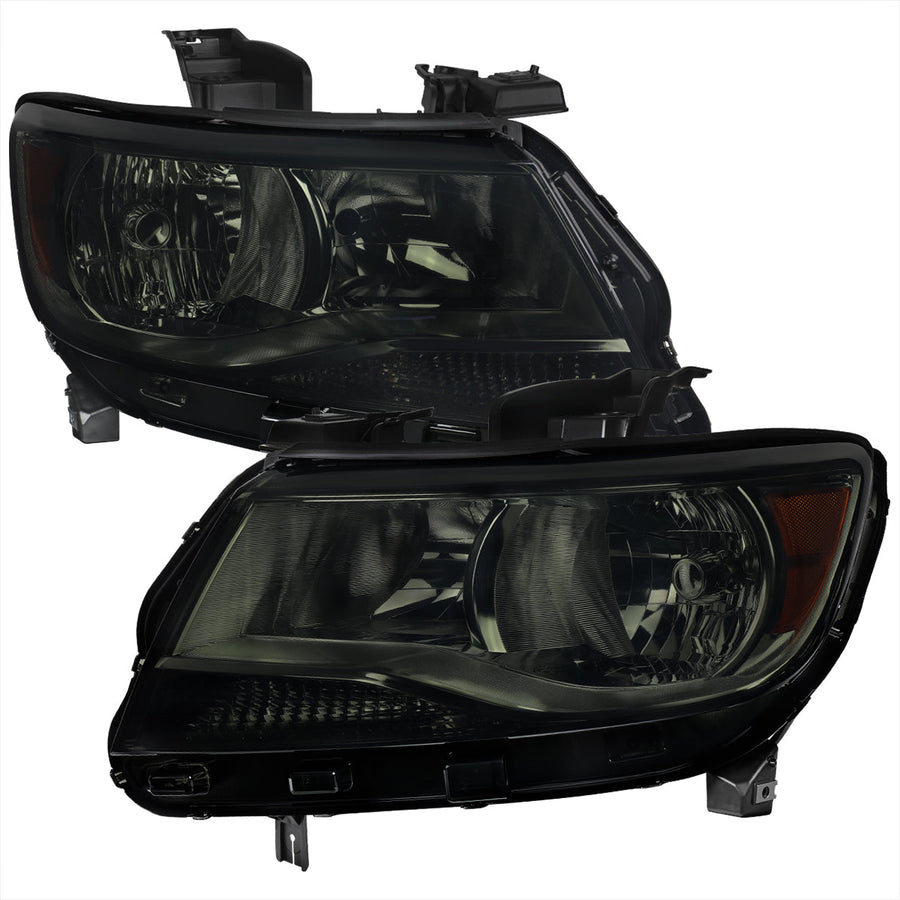Spec-D 15-22 Chevy Colorado Headlights OEM Style Black/Smoked Lens