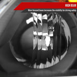 Spec-D 05-06 Honda CR-V OEM Style JP with Headlights Black