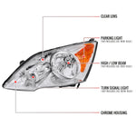 Spec-D 07-11 Honda CR-V OEM Style Headlights Chrome/Clear