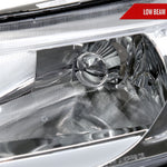 Spec-D 06-11 Honda Civic 4DR 4DR OE Style LED Strip Headlights Chrome