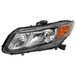 Spec-D 12-15 Honda Civic Driver Headlight Black Replacement