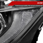 Spec-D 16-21 Honda Civic Projector Headlights OEM Style Chrome