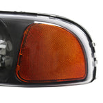 Spec-D 99-06 GMC Sierra/Yukon/Yukon XL Crystal Headlights Black