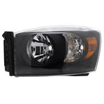 Spec-D 06-08 Ram 1500/06-09 Ram 2500 3500 Headlights OEM Style Black
