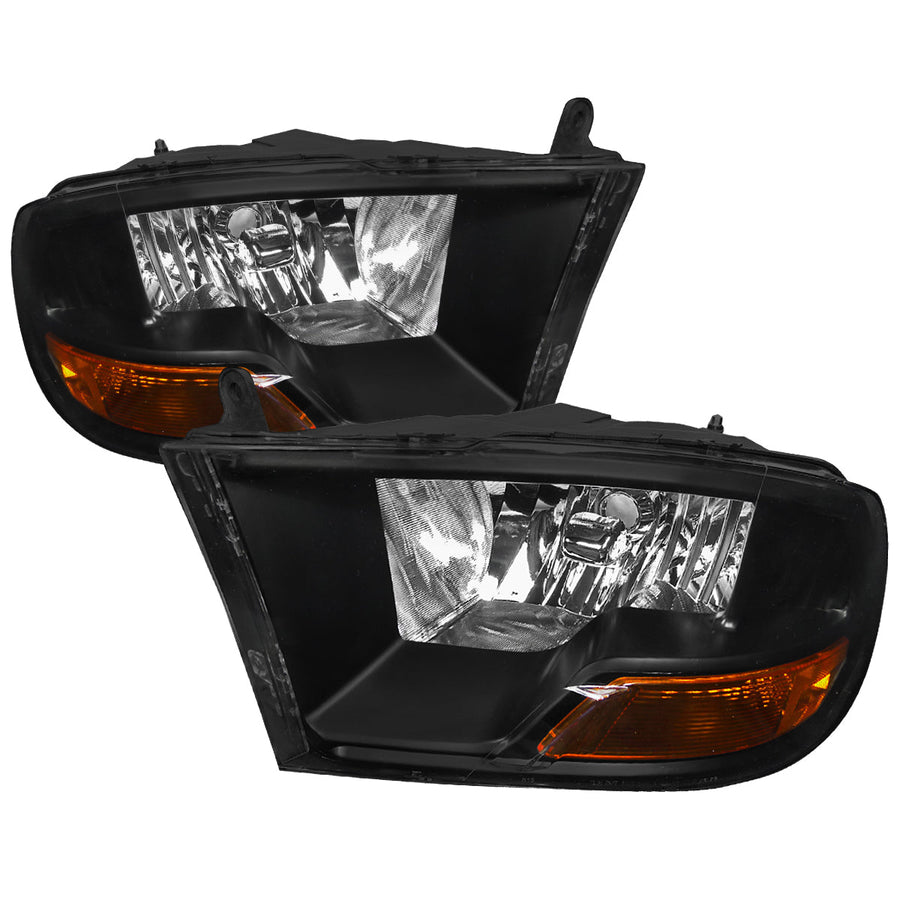 Spec-D 10-18 Ram 1500 2500 3500 /19-21 Ram Classic Headlights Black