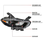 Spec-D 13-16 Dodge Dart Passenger Projector Black Replacement