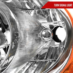 Spec-D 04-06 Dodge Durango Headlights OEM Style Chrome Amber