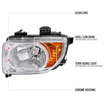 Spec-D 03-08 Honda Element Headlights OEM Style Matte Black