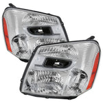 Spec-D 05-09 Chevy Equinox Headlights OEM Style Amber Reflector Chrome