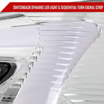 Spec-D 05-09 Equinox Headlights OEM Style Sequential LED Bar Chrome