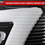 Spec-D 05-09 Equinox OEM Style with SEQ Bar Matte Headlights Black