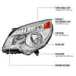 Spec-D 10-15 Equinox Driver Headlight OEM Chrome Replacement