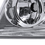 Spec-D 04-08 Ford F-150 Mark LT Headlights Dual Halo Projector Chrome