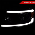 Spec-D 04-08 F-150/06-08 Lincoln Mark LT Headlights LED Strip Black