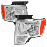 Spec-D 09-14 Ford F-150 OEM OEM Style Headlights Chrome