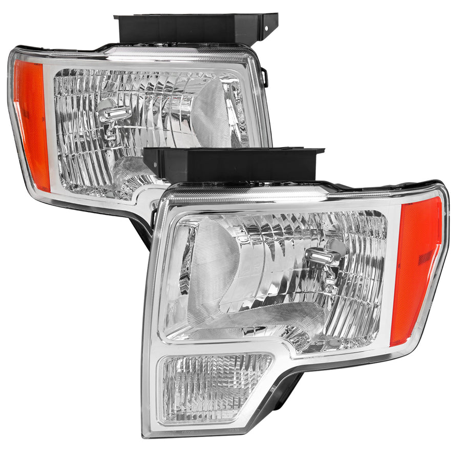 Spec-D 09-14 Ford F-150 OEM OEM Style Headlights Chrome