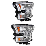 Spec-D 15-17 Ford F-150 Replacement Headlights OEM Style Chrome