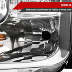 Spec-D 15-17 Ford F-150 Replacement Headlights OEM Style Chrome