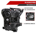 Spec-D 15-17 Ford F-150 Headlights OEM Style Replacement Black