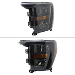 Spec-D 21-23 Ford F-150 Headlights OEM Style Black Smoked.