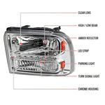 Spec-D 05-07 Ford F-250 F-350 Headlights Projector Chrome/Clear