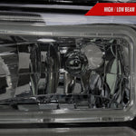 Spec-D 05-07 Ford F-250 F-350 Headlights Projector Jet Black/Smoked G3